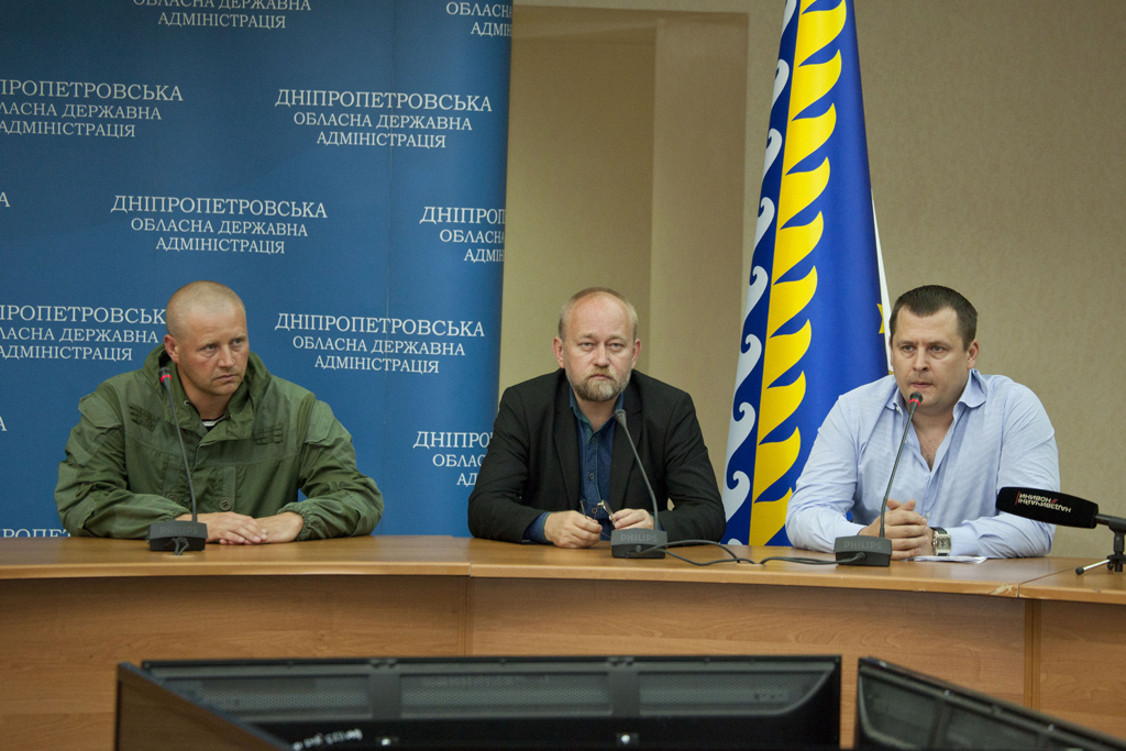 Владимир (командир батальона Айдар позывной Стрела), Владимир Рубан, Борис Филатов Владимир (командир батальона Айдар позывной Стрела), Владимир Рубан, Борис Филатов